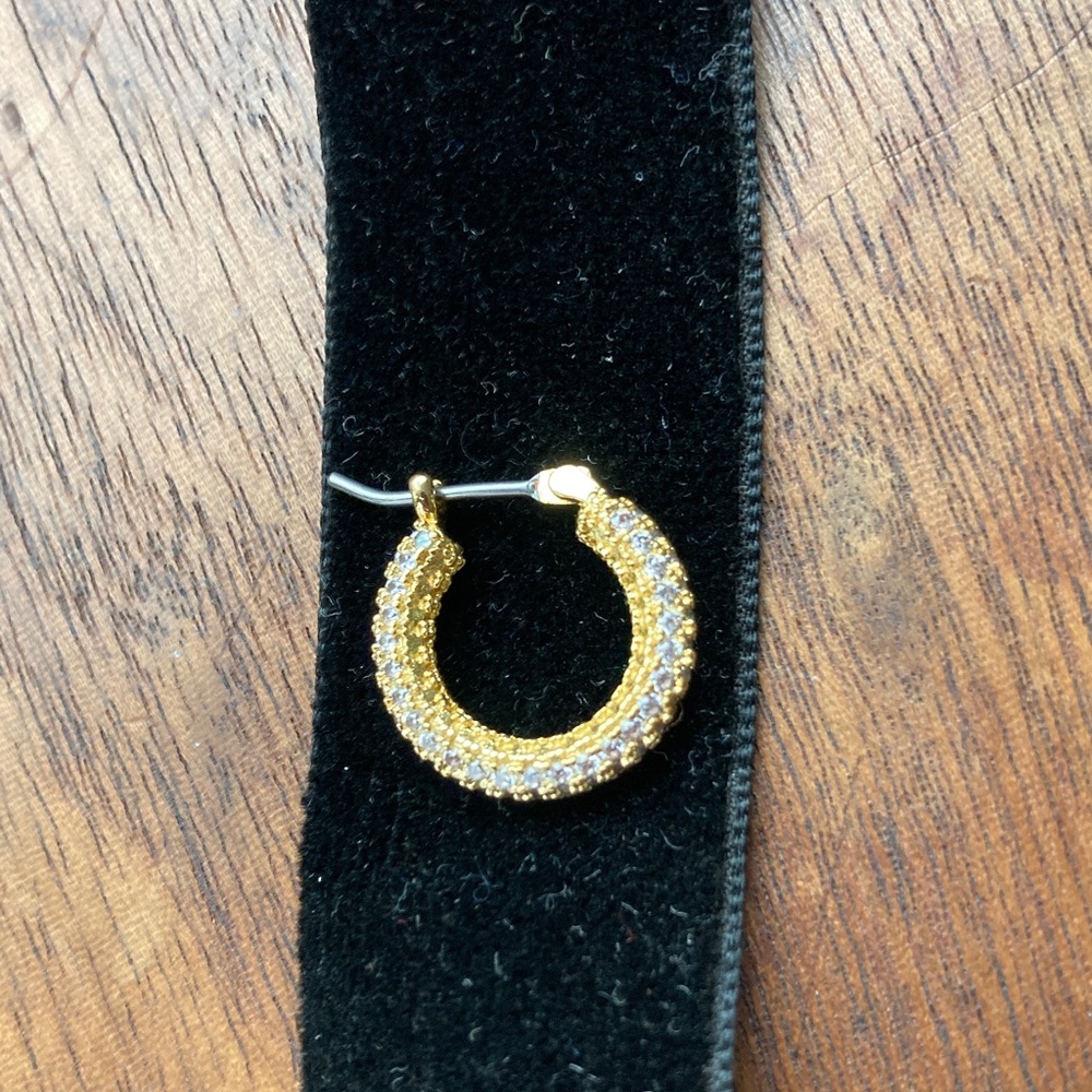CZ Hoop Earring
